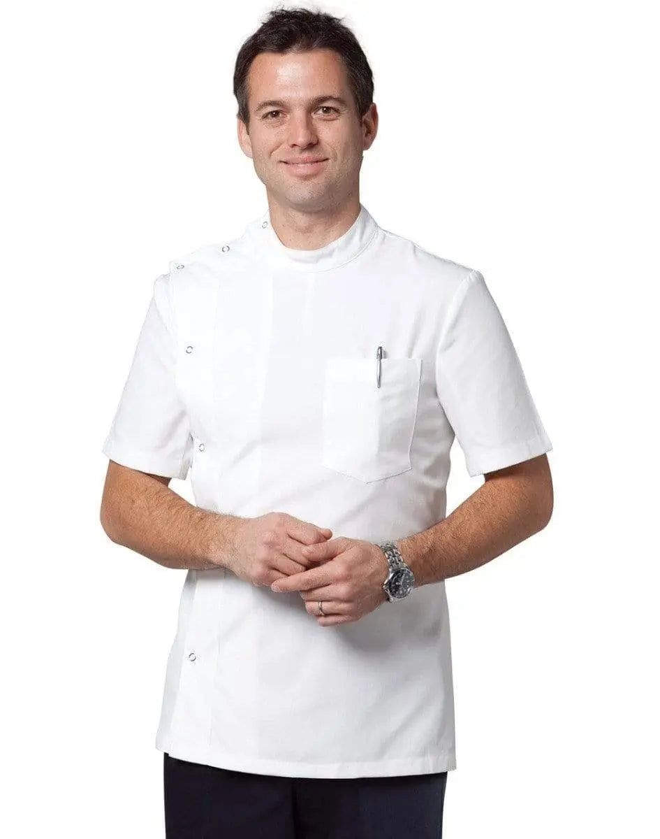 Benchmark Corporate Wear BENCHMARK Men's Stud Front Short Sleeve Jacket M7636